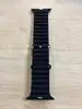 montre connectée apple watch ultra + cellular, boîtier titane 49mm avec bracelet océan blanc