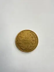 pièce 20 francs or 1854 or 900/1000 6,45g