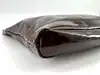 pochette pliable longchamp en cuir verni prune
