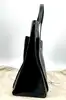 sac just campagne en cuir noir