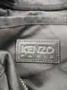 sac kenzo varsity noir avec broderie éléphant en toile noire