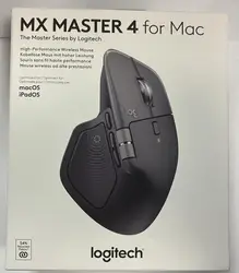 souris sans fil logitech mx master 4 for mac noir sidéral