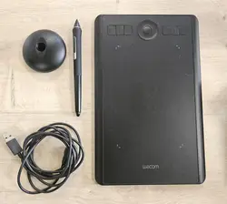 tablette graphique wacom intuos pro small noir