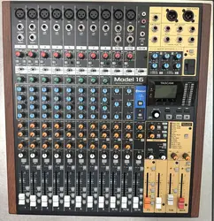 tascam model 16 console de mixage analogique