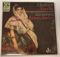 vinyle chabrier - orchestre national de france armin jordan - espagña ( 1984)