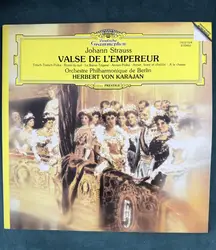 vinyle johann strauss / berliner philharmoniker / herbert von karajan - kaiser - walzer (1982)