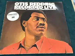vinyle otis redding - recorded live (previously unreleased performances) (1982)