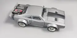 voiture miniature fast and furious 8 jada 98291 - 1/24  dom's ice dodge gris