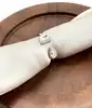 10015310 bague ouverte toi et moi ornée de deux oxydes t58 argent 925 millième (22 ct) 2,07g