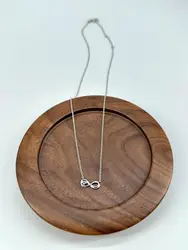 87413245 collier infini serti d'oxyde bleu argent 925 millième (22 ct) 2,03g