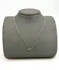87413245 collier infini serti d'oxyde bleu argent 925 millième (22 ct) 2,03g