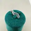 bague pandora chevron epis de blé t50 argent 925 millième (22 ct) 2,45g