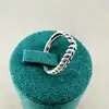 bague pandora chevron epis de blé t50 argent 925 millième (22 ct) 2,45g