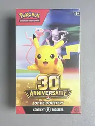 booster pokémon - lot de s 30? anniversaire du jcc (6 s)