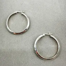 boucles d'oreilles créoles argent 925 millième (22 ct) 3,24g