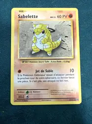 carte pokémon 54/108 sabelette