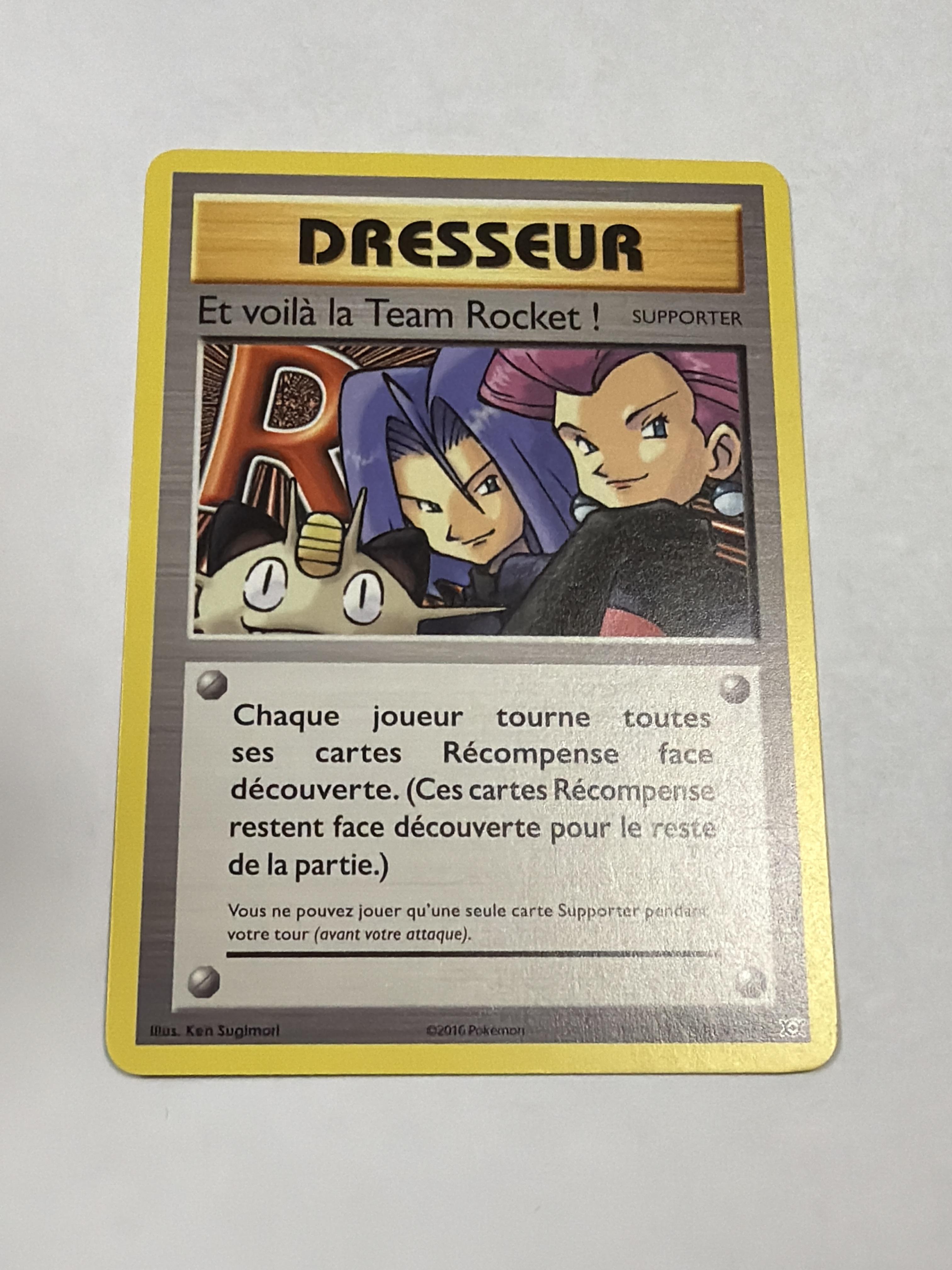 Carte Pokémon DRESSEUR Et voilà la Team Rocket 113/108