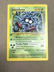 carte pokemon saquedeneu 66/102 set de base