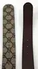 ceinture gucci gg supreme en toile et cuir avec boucle interlocking g argentée taille 100