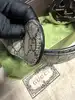 ceinture gucci gg supreme en toile et cuir avec boucle interlocking g argentée taille 100