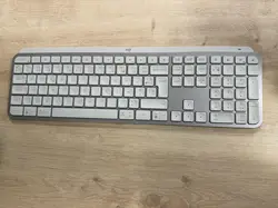 clavier sans fil azerty logitech mx keys s gris pâle