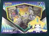 coffret pokémon jirachi v - 2022 - 1 stars etincelantes - 1 evolutions à paldea - 2 flammes obsidiennes