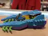 jouet figurine  jet ski footski - teenage mutant ninja  turtles - 1988 - playmates toys