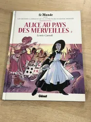 livre bd alice au pays des merveilles -2 - le monde les grands classiques de la littérature en bande dessinée