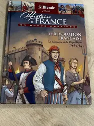 livre livre bd histoire de france en bande dessinée - tome 4 - la revolution française la naissance de la république 1789 - 1792