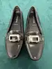 mocassins prada en cuir verni noir