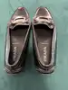 mocassins prada en cuir verni noir