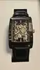 montre pierre lannier tonneau 306c4 - automatique - bracelet cuir