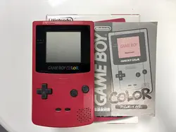 nintendo game boy color - console de jeu portable - rose