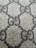 portefeuille gucci bicolore gg marmont en cuir noir et toile beige