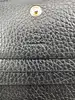 portefeuille gucci bicolore gg marmont en cuir noir et toile beige
