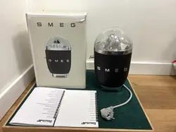 presse - agrumes 70w noir mat années 50 - cjf01blmeu - smeg