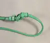 sac azzurra gronchi en cuir lisse vert avec bandoulière