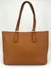 sac cabas  longchamp en cuir camel