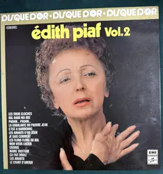 vinyle edith piaf - le disque d'or d'edith piaf vol. 2 (1977)