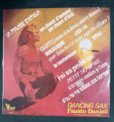 vinyle fausto danieli, son saxophone et son orchestre - dancing sax (1973)
