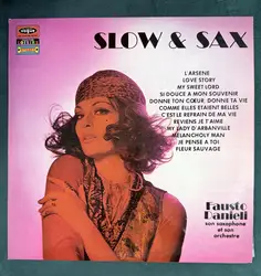vinyle fausto danieli, son saxophone et son orchestre - slow & sax (1973)