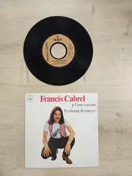 vinyle francis cabrel – je l'aime a mourir / les chemins de traverse
