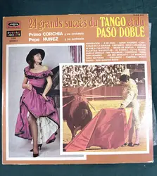 vinyle primo corchia y su orchesta / pepe nunez y su orchesta - 24 grands succès du tango et du paso doble (1972)