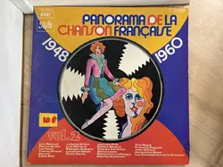 vinyle various - panorama de la chanson française - vol.2 - 1948 - 1960 (1978)