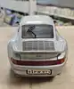voiture miniature 1/18 anson - porsche 911 turbo gt2 - grise