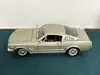 voiture miniature 1/18 solido ford mustang  - 1965- beige argenté