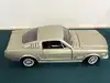 voiture miniature 1/18 solido ford mustang  - 1965- beige argenté