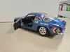 voiture miniature 1/24 burago alpine a110 - bleu