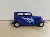voiture miniature 1/32 majorette hot rods ford ech - bleu