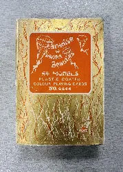 jeu de cartes vintage adulte grand format 14,5x10cm paradise of naked beauties n° 4444